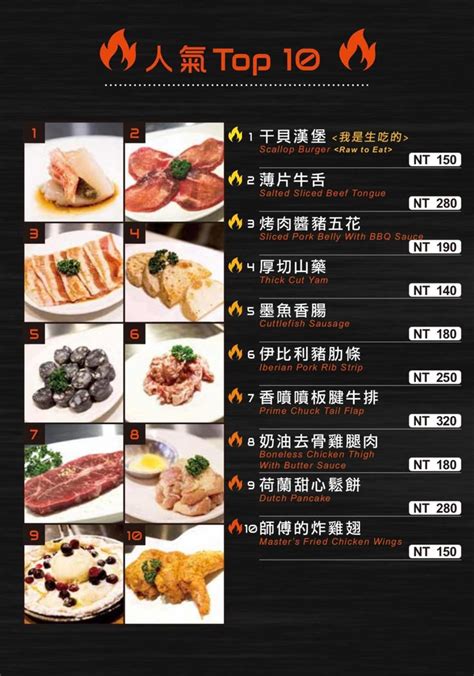 Uncle shawn 燒 肉 餐 酒館 菜單